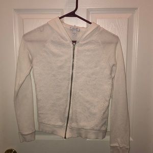 2/$12 Delia zip up cardigan with hood